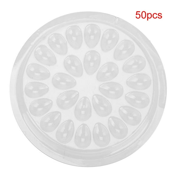Soporte para Pegamento de pesta?as, 50 Unidades de Pegamento de plástico Desechables para Pegamento para Extensiones de pesta?as o Tinta de Tatuaje Ecomeon no