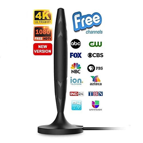 amplified hd digital indoor smart tv antenna 60 120 miles range