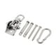 thumbnail image 2 of Ancla De Correas De Suspensión - Soporte De Montaje En Pared De Techo Para Anillos De Gimnasia, Columpio De Yoga, Hamaca, Banda De Resistencia, Cuerda D + Mosquetón Sunnimix Hebilla de anclaje de techo, 2 of 8