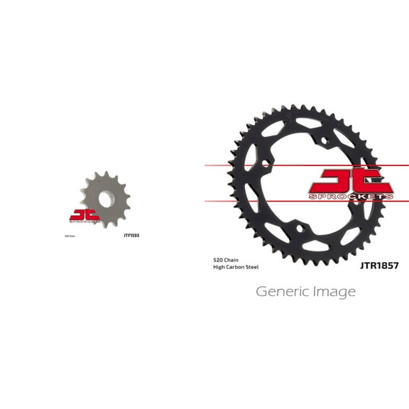 JT Front & Rear Steel Sprocket Kit for ATV/UTV YAMAHA YFM250R Raptor 2008-2013