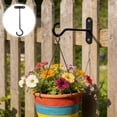 thumbnail image 1 of FELTECHELECTR 2Ud Soportes De Metal Negros Para Macetas Colgantes En Para Jardín Exterior, 1 of 8