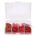thumbnail image 1 of Ensemble de Rondelles Isolantes Rouges, 500 Pcs Rondelles Isolantes en Acier au Carbone Plaqué Rouge Technologie de Pointe, 1 of 8