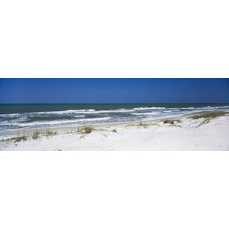 Victor Park Florida Surf on the beach St Joseph Peninsula State Park Florida USA Canvas Art - Panoramic Images (18 x 6) ()