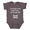 Charcoal, variant on Just Moved Out Mom’s Place Funny Baby Bodysuit, Got My Own Crib Infant Onesie, Newborn Baby Shower Gift