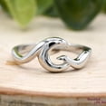 thumbnail image 5 of SS DESIGNS Sterling Silver Waves Ring Nautical Tide Band, Ocean Waves Design, 925 Silver Band, Comfortable Lightweight Beach Jewelry Accessory, 5 of 7