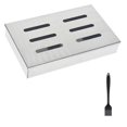 thumbnail image 2 of Caja Ahumadora de Virutas de Madera Soledad Acero Inoxidable para Parrilla de Gas Accesorios de Barbacoa, 2 of 9