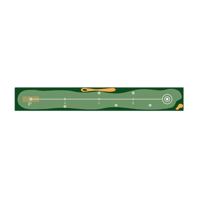 DYNWAVECA Golf Putting Mat Golf Practice Hitting Mat Equipment Lightweight Training Aid Putter for Park Indoor Outdoor Backyard E