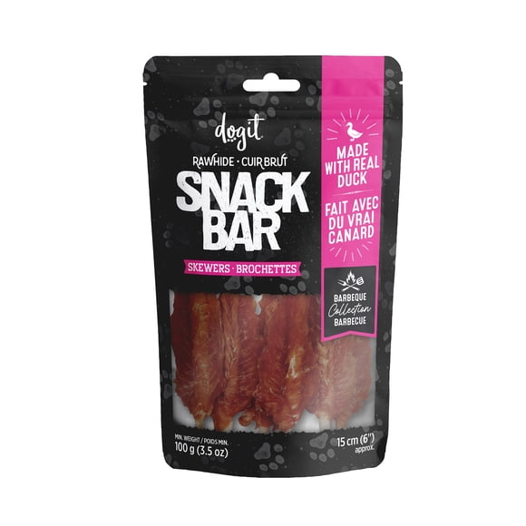 Dogit SnackBar Duck & Beefhide Dog Treats Skewers 100 G