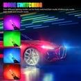 thumbnail image 4 of 10 Pcs Auto Multi-color Rgb T10 168 194 Led Bulbs with Remote Control Car Parking Lights Width Indicator, 4 of 8