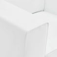 thumbnail image 5 of Modway Mingle Vegan Leather Armchair in White, 5 of 7