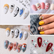 thumbnail image 5 of Pegatinas autoadhesivas para uñas con tiras, 8 unidades, para decoración de uñas delicadas, 5 of 5