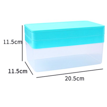 

Household Ice Tray Stencils with Lid Multifunctional Large Capacity Ice Box