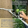thumbnail image 3 of Hanging Hammock Portable Travel Camping For Outdooor Beach Camping Hiking Dark Blue Background, 3 of 8
