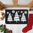thumbnail image 7 of Dpityserensio Christmas Rug Christmas Snowflake Rugs Christmas Tree Carpet Machine Washable Non Slip Absorbent Easy Care Holiday Decor for LivingRoom Bath Door Festive Carpet Christmas, 7 of 7