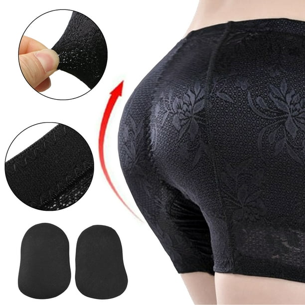 Buttock Natural Latex Padded Underwear Bum Butt Lift HIP UP