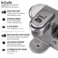 thumbnail image 5 of Keurig K-Cafe Special Edition Cafetera Monodosis Níquel, 5 of 5