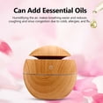 thumbnail image 4 of Zootealy Portable USB Wood-grain LED Night Lamp Humidifier Mini Household Air Purifier Home Office Aromatherapy Machine, 4 of 7