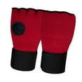 thumbnail image 2 of Almencla Gants de Boxe en Gel Demi-Doigt pour Exercice MMA Rouge Foncé, 2 of 8