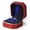 Red, variant on Ring Box, Jewelry Gift Boxes, Square Velvet Interior Elegant Style Design Ring Box with LED Light for Jewelry Display Wedding Engagement, Red, 7.5cm * 7.5cm * 5cm