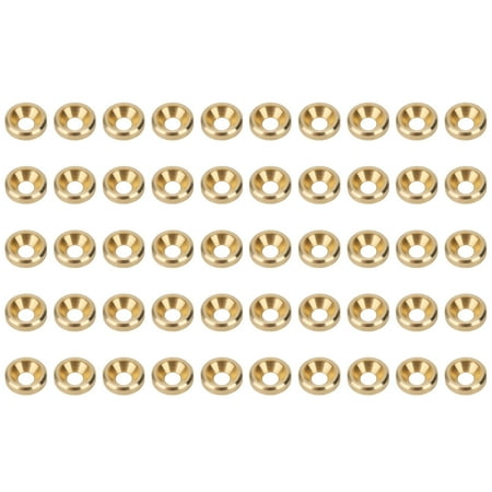

50Pcs Countersunk Screw Washer CNC Pure Copper Flat Head Gasket Industrial SuppliesM3