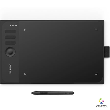 XP-Pen Star06 Wireless Drawing Graphic Tablet 8192 level Pens Pressure 14 x 8.7 inch Compatible with Windows & (Best Drawing Programs For Windows 7)