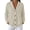 Beige, variant on Womens Solid Color Cardigan Shawl Collar Long Sleeve Button Front Ribbed Knit Casual Sweater Jacket With Pockets