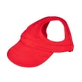 thumbnail image 2 of TAILUP Pet Outdoor Sun Hat, Adjustable Dog Cat Baseball Cap with Ear Holes, Red M Size for Medium Dogs, Cats, Outdoor Activities, Walking, Hiking - Pet Headwear for Sun Protection, Comfortable Fit, S, 2 of 3