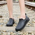 thumbnail image 6 of XIMIN Women's Slip-On Rain Boots Waterproof Garden Shoes Solid Color Lightweight Short Ankle Work Shoes and Outdoor Farming Garden Clogs, 6 of 6