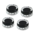 thumbnail image 1 of 4 Unids Set Perillas de Control de Guitarra Eléctrica shamjiam Negro 6 Mm Perillas de control de guitarra eléctrica, 1 of 6