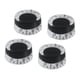thumbnail image 1 of 4 Unids Set Perillas de Control de Guitarra Eléctrica shamjiam Negro 6 Mm Perillas de control de guitarra eléctrica, 1 of 6