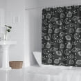 thumbnail image 2 of Star Constellation Shower Curtain Space Galaxy Design Waterproof Bathroom Drape Fade-Resistant with Metal Grommets 72x72, 2 of 5