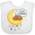 thumbnail image 3 of Inktastic I Love My Grandma Boys or Girls Baby Bib, 3 of 4