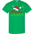 thumbnail image 3 of Inktastic Auntie Claus with Christmas Santa Hat and Snowflakes T-Shirt, 3 of 5