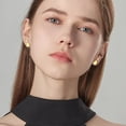 thumbnail image 5 of Boucles d'Oreilles Argent Acier Inoxydable Clou Guitare Boucles d'Oreilles Femme Mode Boucles d'Oreilles Acier Inoxydable Minimaliste Boucles d'Oreilles à la Mode, 5 of 5