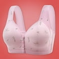 thumbnail image 2 of 2025 Push Up Bras for Women Womens Daisy Bra Front Closure Sports Bras Beauty Back Full Coverage Comfor Easy Close Bra Front Buckle Corset Plus Size Lace Bras Underwire Brassiere Everyday Bras, 2 of 9