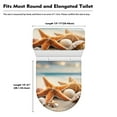 thumbnail image 6 of KUIFORTI Starfish Toilet Tank Lid Cover and Toilet Seat Lid Cover Toilet Covers 2 Piece Set Universal Fit Toilet Top Cover for Bathroom Decorations, 6 of 6