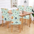 thumbnail image 2 of Yayeee 2 Pack Dining Chair Covers Stretch Parson Chairs Slipcovers Seat Protector, Space Patterns, 2 of 6