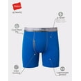 thumbnail image 2 of Hanes 4-Pack Boxer Brief Ultimate Men's X-Temp Performance FreshIQ black grey, 2 of 6