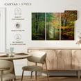 thumbnail image 4 of Elephant Stock Broceliande Colored Forest Wall Art - Horizontal Multi Panel Canvas - Living Room Wall Decor - Nature Multi Panel - Orange And Green Decor By Philippe Manguin - 50" x 32", 4 of 4