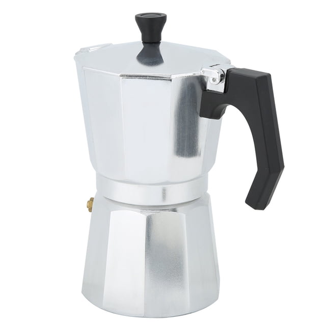 Coffee Maker,6 Cups Aluminum Moka Octagonal Coffee Pot Coffee Appliance Modern Innovation