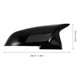 thumbnail image 2 of Hytrove 2Ud Cubiertas Para Espejos Laterales De Auto Material ABS Negro Protección Contra Daños Estilo Cuerno, 2 of 8
