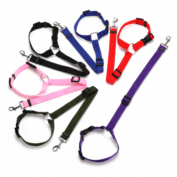 Pet Car Seat Belt Leash Set of 6, Elastic Stretch Nylon Dog Safety Restraint for Vehicle Travel
