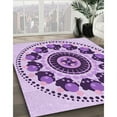 thumbnail image 2 of Ahgly Company Indoor Rectangle Patterned Blossom Pink Area Rugs, 8' x 12', 2 of 6