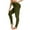 Army Green, variant on Women's High Waisted Butt Lifting Textured Leggings Tummy Control Workout Pants