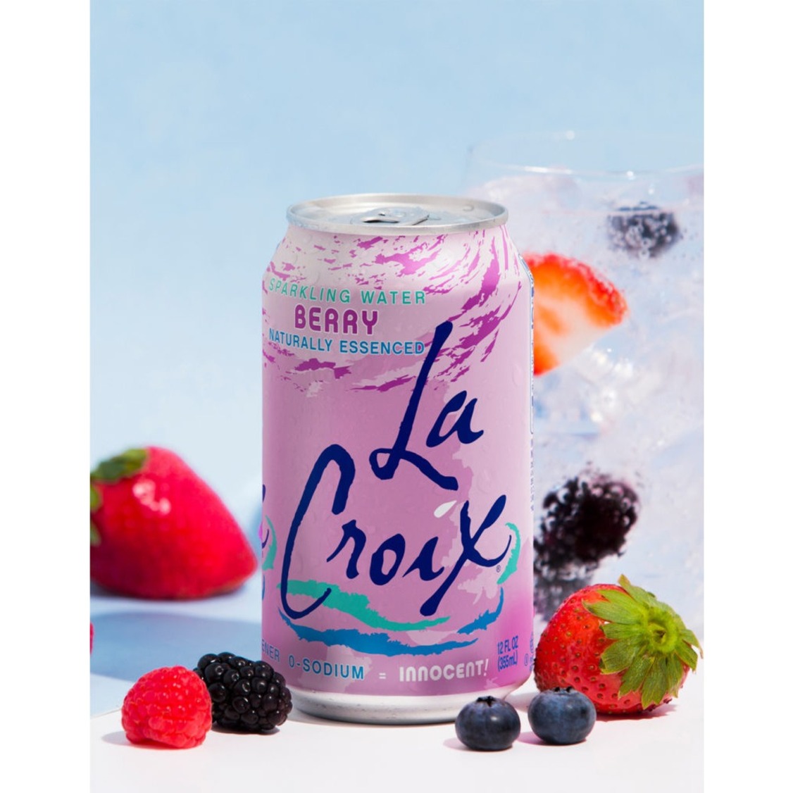 LaCroix Sparkling Water, Berry- 2/12 packs 12 oz - image 3 of 5