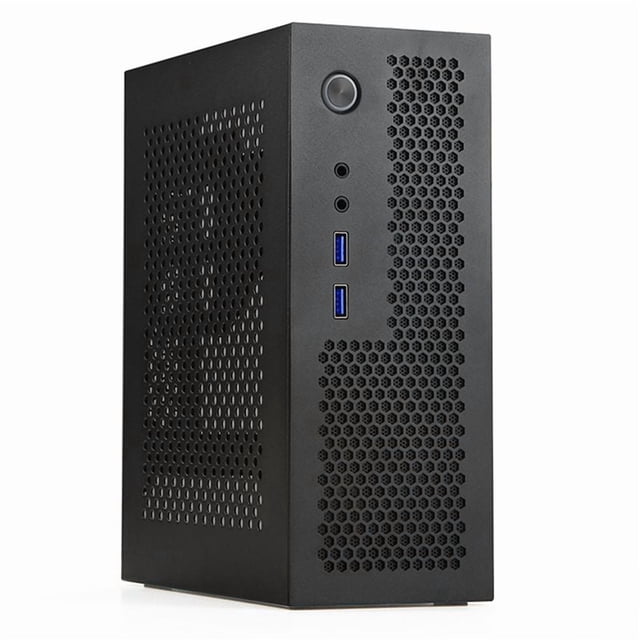 A09 HTPC Computer Case Mini ITX Gaming PC Chasis Desktop Chasis USB3.0 Computer Case Home Computer Case Negro