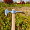 thumbnail image 6 of ievspot Stainless Steel Double Headed Pickaxe ,Loosening Soil Digging Multifunctional Mattock Pickaxe Gardening Tools, 6 of 8