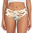 thumbnail image 1 of Balery Dachshund Ropa Interior de Algodón para Mujer con Dibujo – Braguitas Cómodas y Elásticas, Estilo Clásico-X-Small, 1 of 6