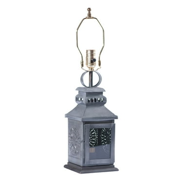 Irvin's Country Tinware Miner's Lamp Base in Antique Tin