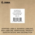 thumbnail image 5 of Zebra 4 x 4 in Direct Thermal Paper Labels Z-Perform 2000D Permanent Adhesive Shipping Labels - 1 in Core - 6 Rolls, 5 of 7